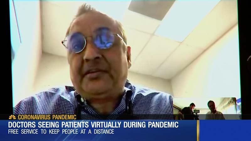 Hopdoc Co-Founder Dr. Ashok Mehta speaks to WSMV Channel 4 News